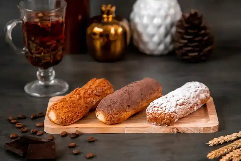 Эклеры шоколадные (10шт)