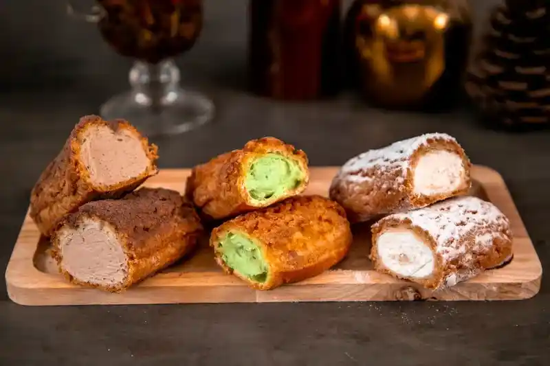 Эклеры сливочные (10шт)